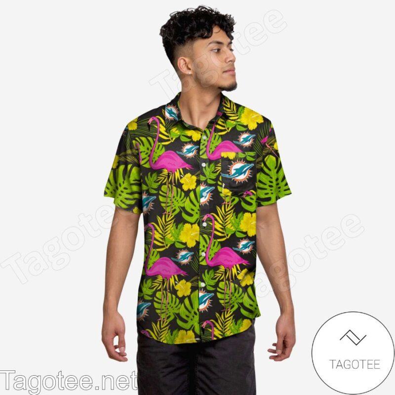 Miami Dolphins Highlights Hawaiian Shirt