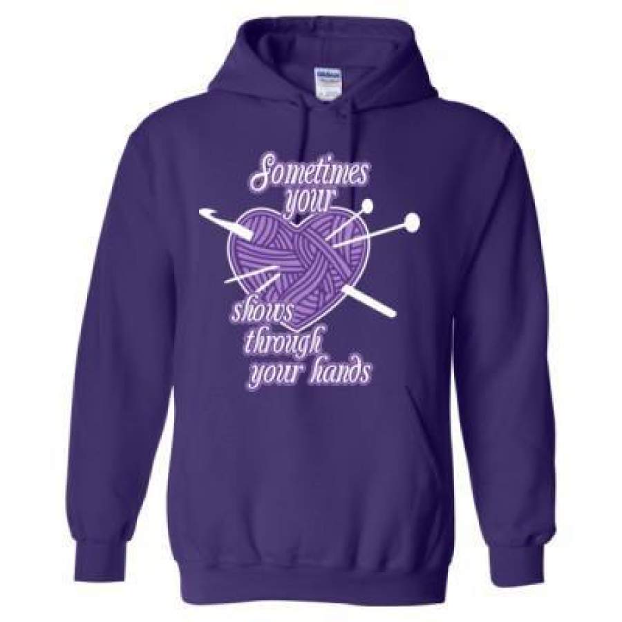 AGR Sometimes Your Shows Through Your Hands – Heavy Blend™ Hooded Sweatshirt