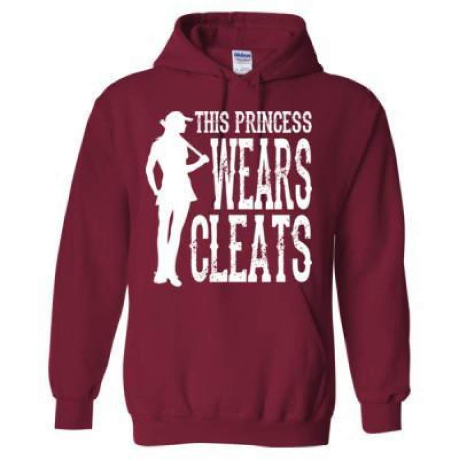 AGR This Princess Wears Cleats Baseball – Heavy Blend™ Hooded Sweatshirt