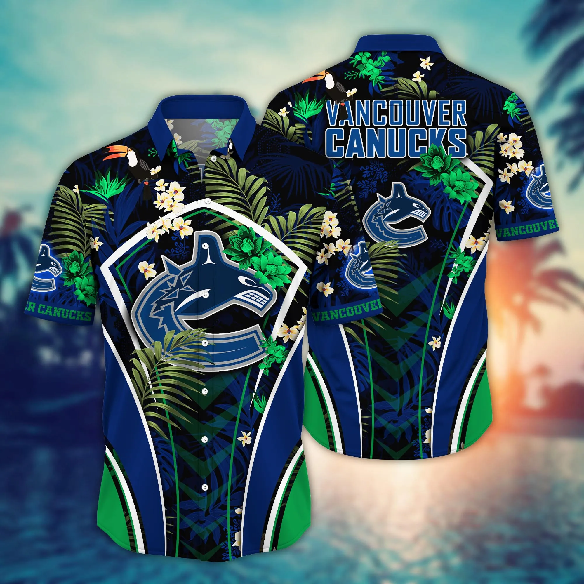 Vancouver Canucks Nhl Hawaiian Shirt Sunscreen Aloha Shirt