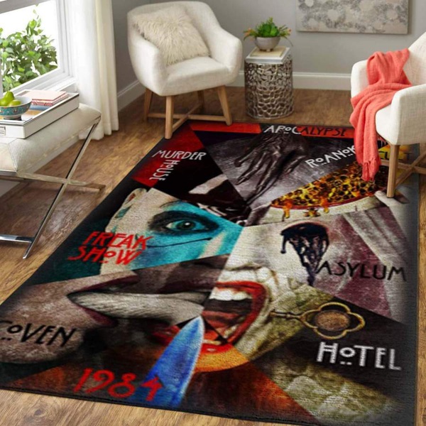 American Horror Story rug, Halloween Floor Decor