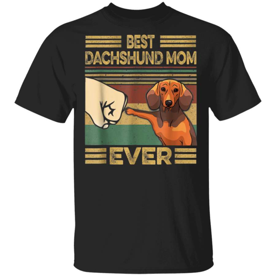 Vintage Best Dachshund Mom Ever Dog Lover for Mothers Day TShirt