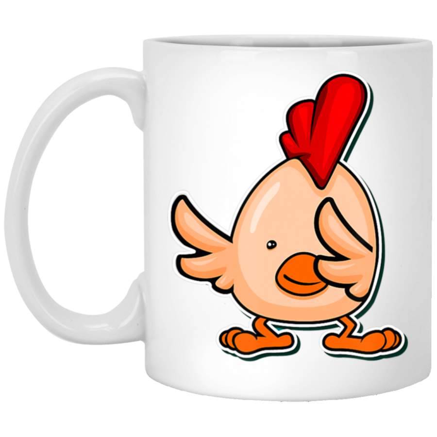 Chick Dabbing – Funny Easter Egg for kids 11oz 15oz White Mug Happy Easter Day Funny Colors Eggs Bunny Ears Peeps Cute