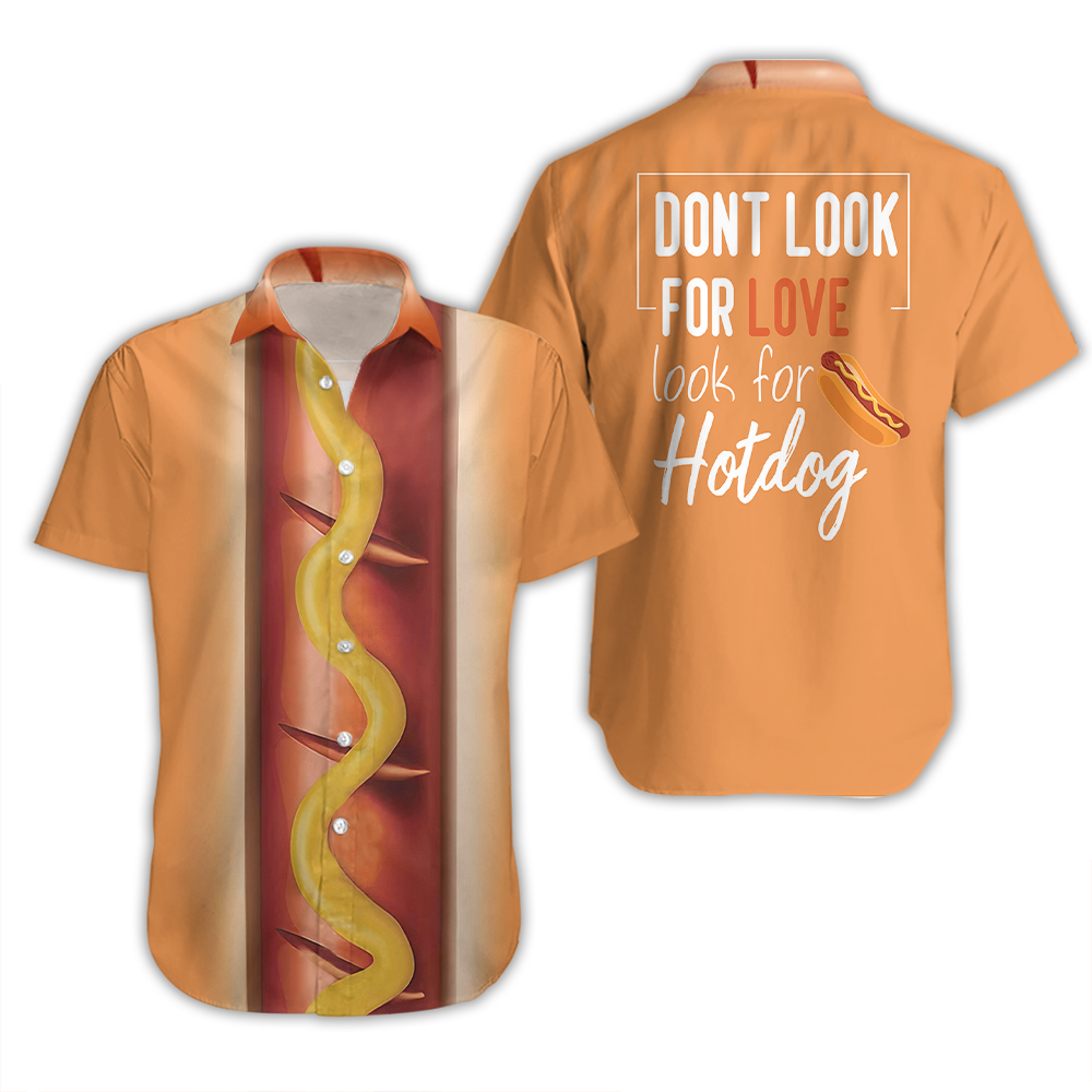 Funny Halloween Hot Dog Hawaii Shirt For Men And Women Ha9846