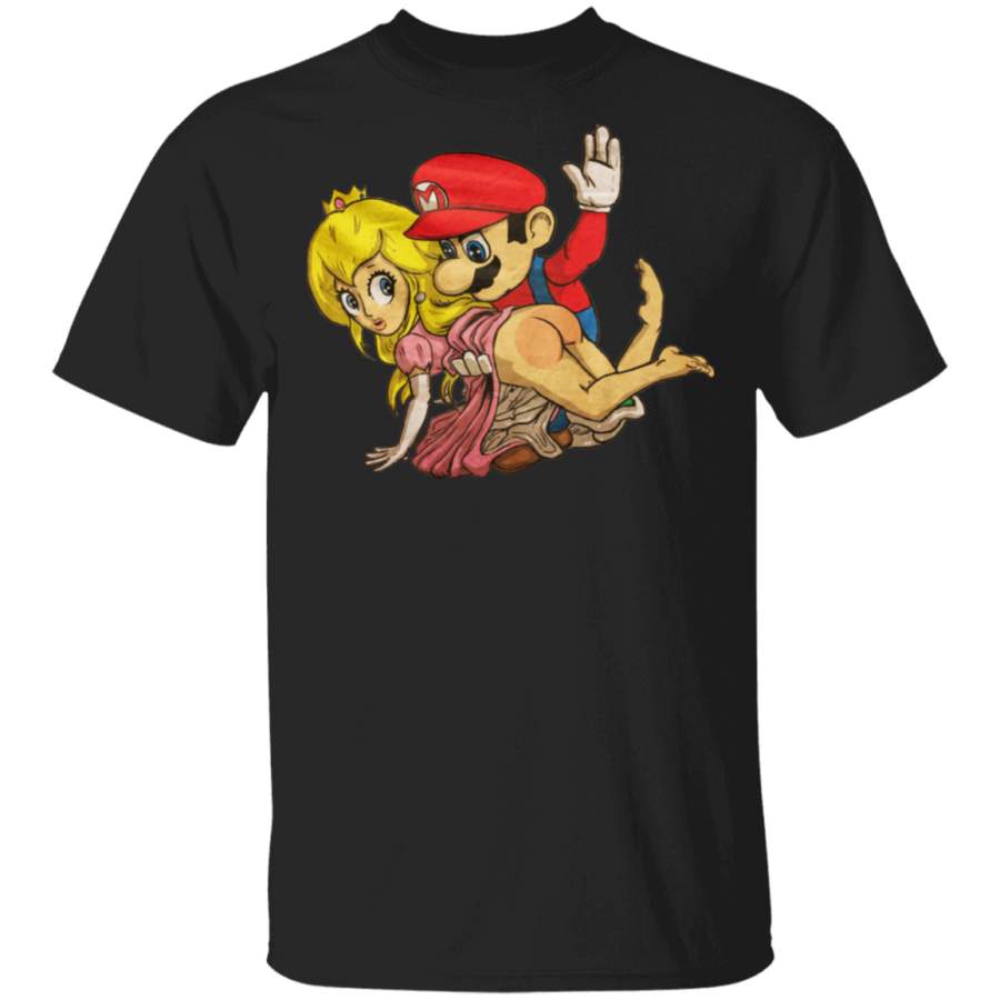 Mario Spanking Princess Peach T-Shirt