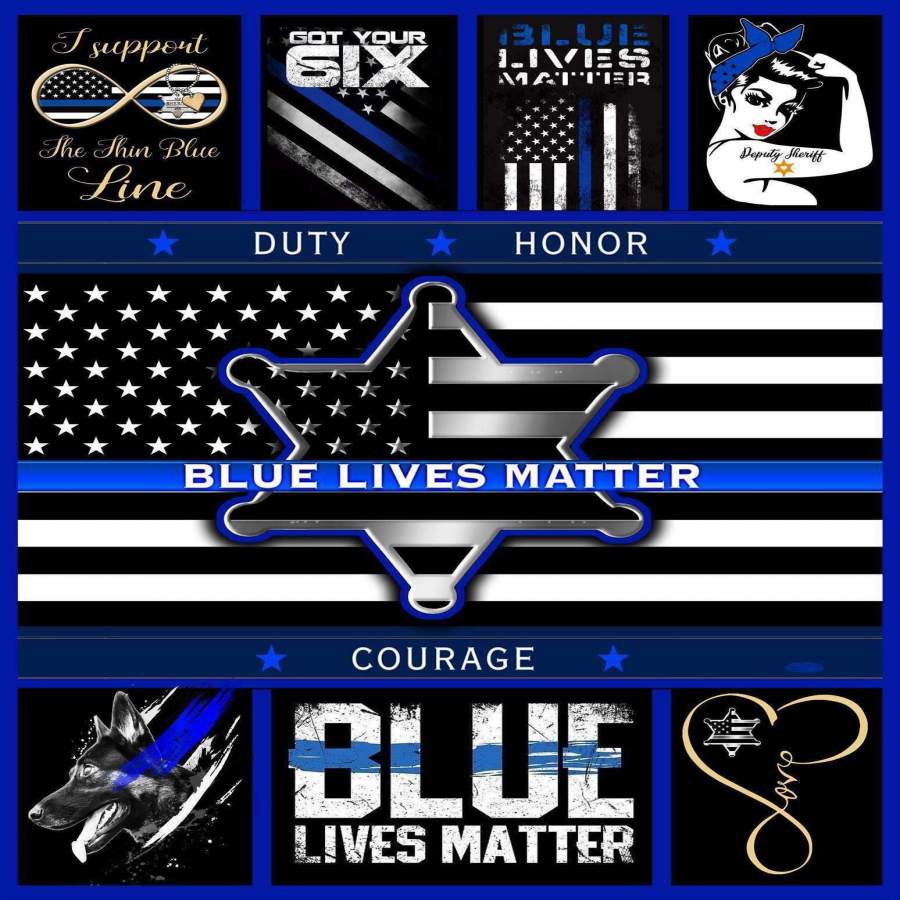 Sheriff Blanket Blue Lives Matter Gift For People