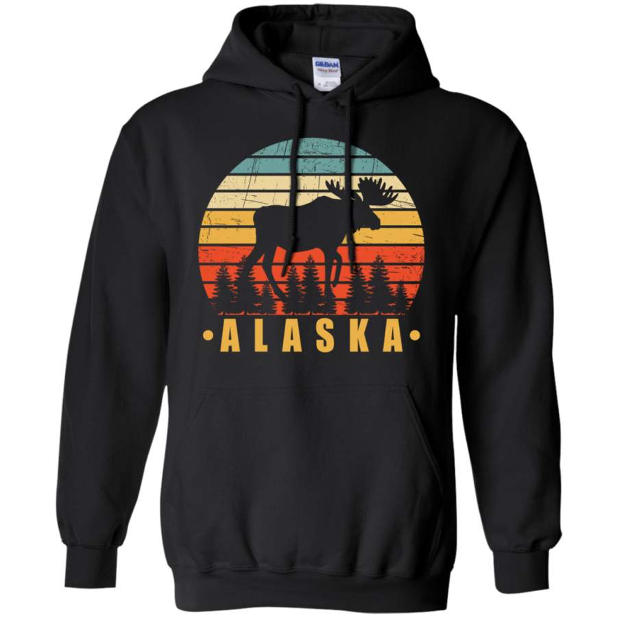 AGR Vintage Alaska Moose Hoodie