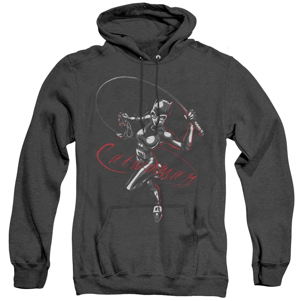 Catwoman Kitten With A Whip – Heather Pullover Hoodie