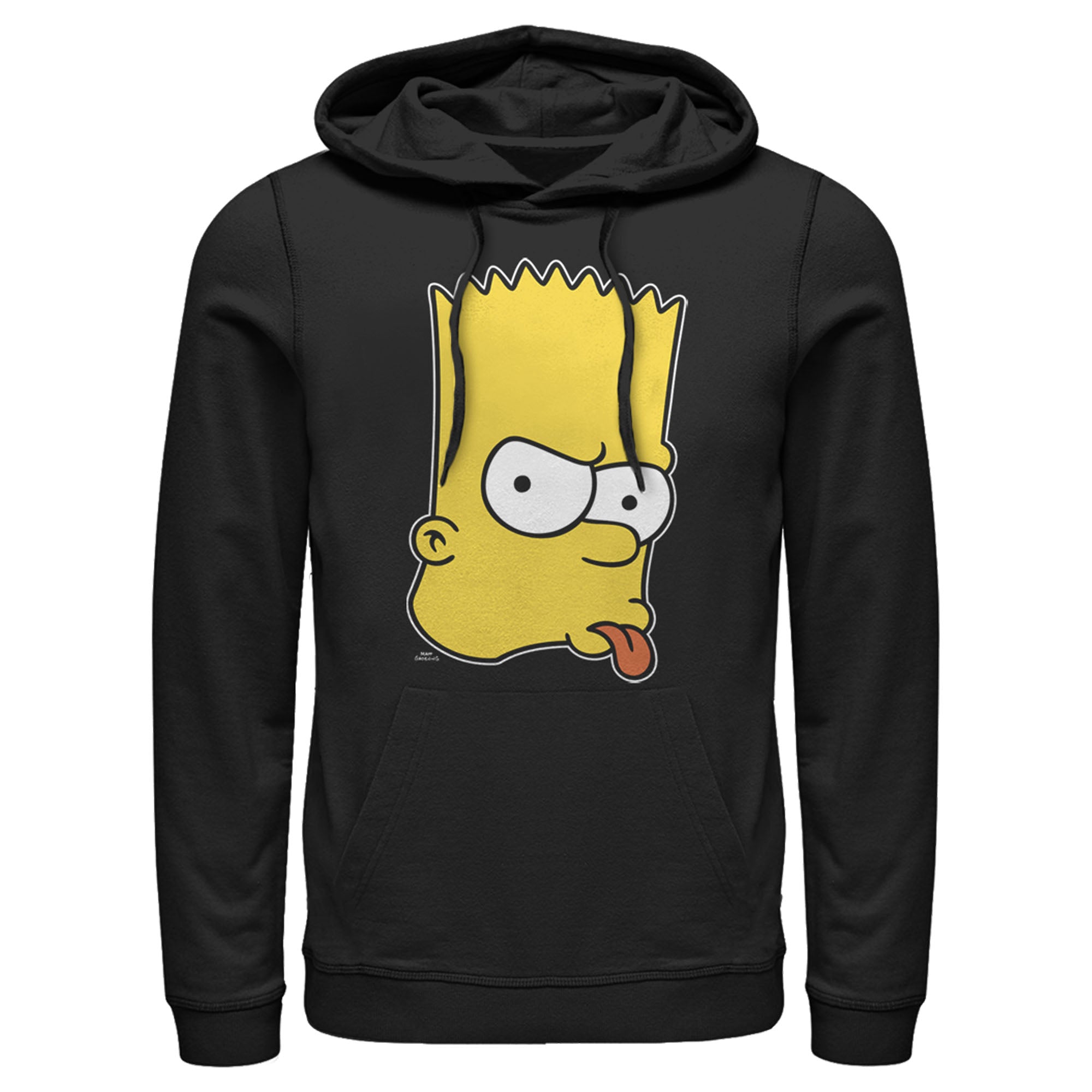 Men’S The Simpsons Brat Bart Pull Over Hoodie