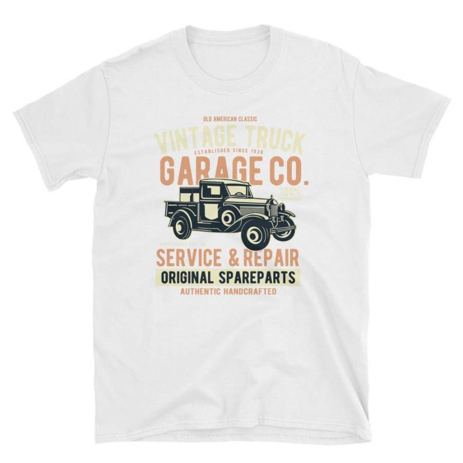 Vintage Truck Garage Co Poster T-Shirt