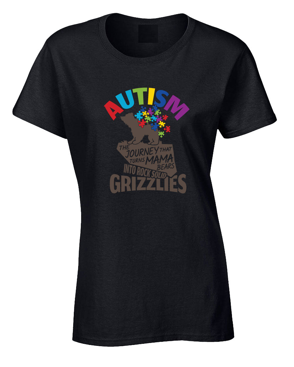 The Journey That Turn Mommy Bear To A Solid Godzilla Women T-Shirt