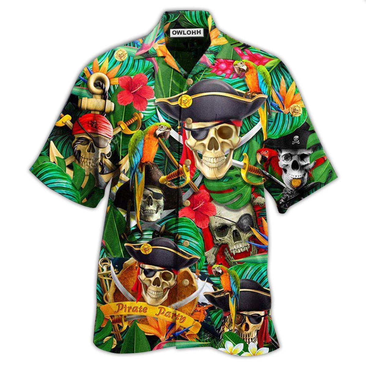 Pirate Skull Pirates Make Ledgends Hawaii Shirt Ha103520