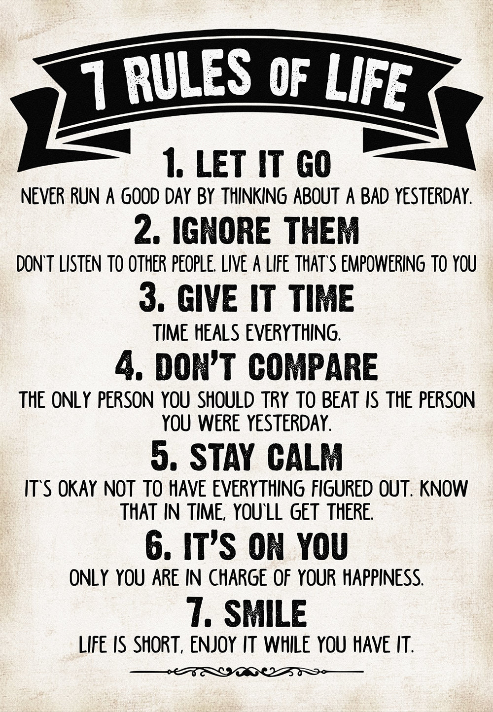 poster-no-frame-7-rules-of-life-motivational-poster-wall-art-home