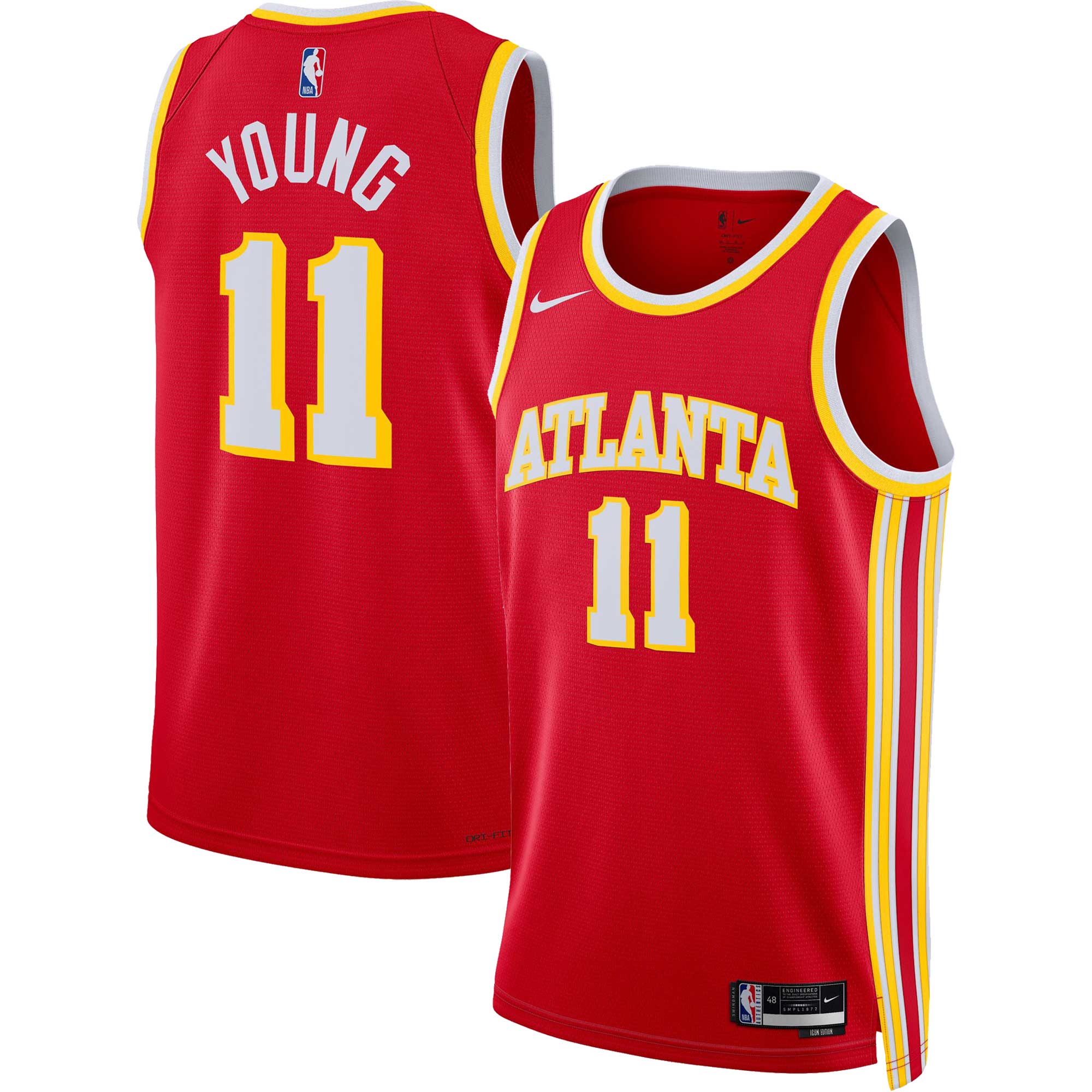 Trae Young Atlanta Hawks Unisex Swingman Jersey – Icon Edition – Red