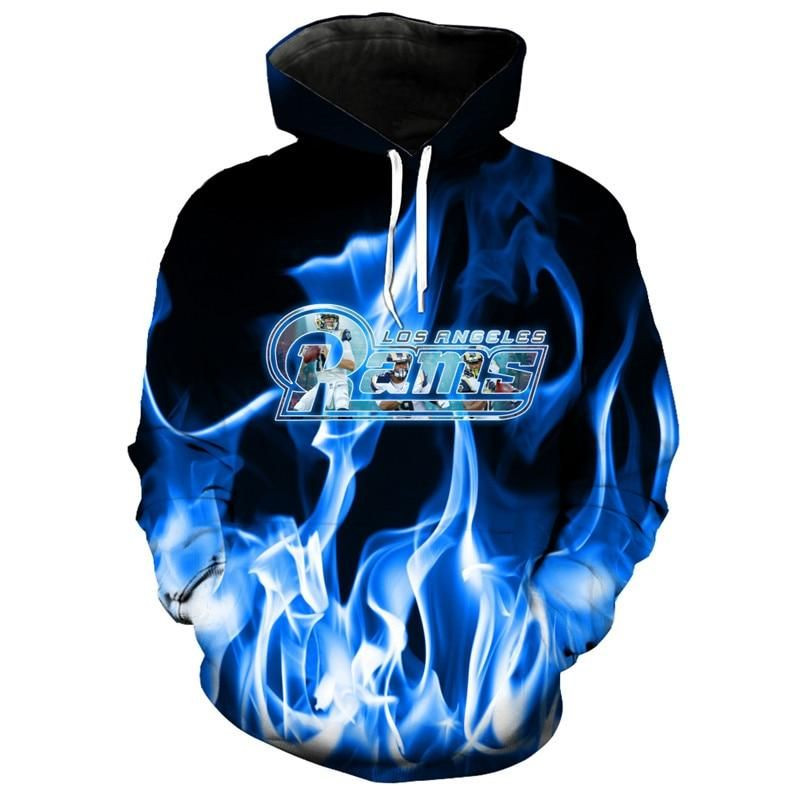 Los Angeles Rams 52 Unisex 3D Hoodie Gift For Fans