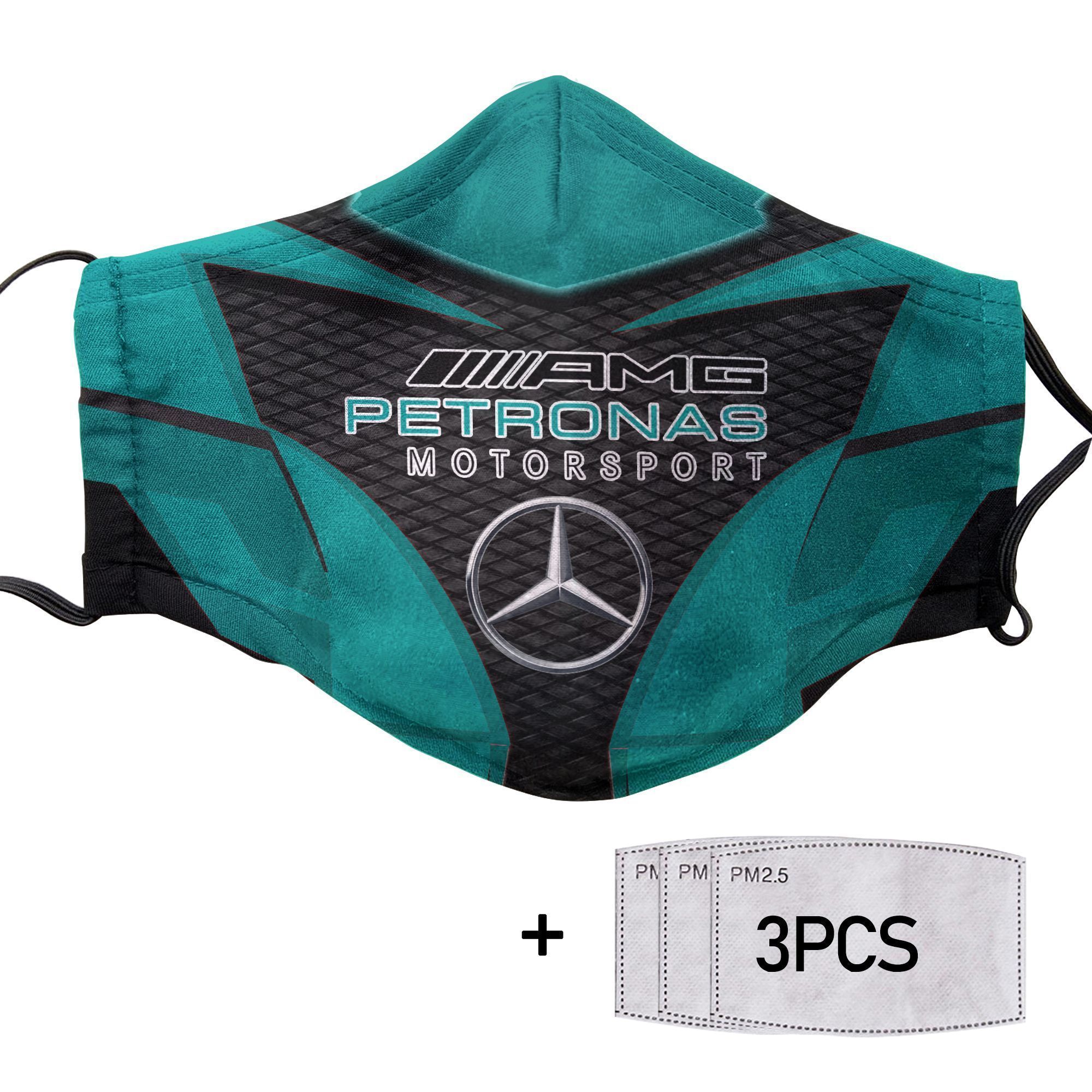 Mercedes-AMG Petronas F1 NTH-HL Face Mask Ver 1 (Green)