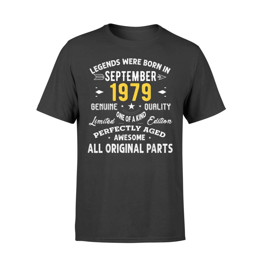 Vintage September Gift Ideas 1979 Birthday Gift For 40 Yrs Old M2 – Standard T-shirt