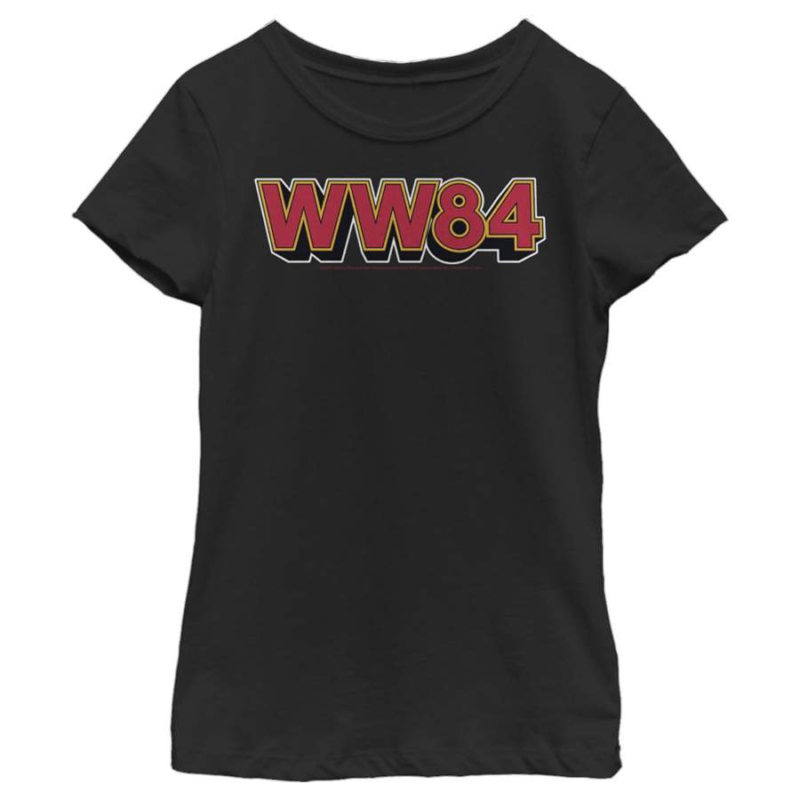 Wonder Woman 1984 Girl’s WW84 Logo  T-Shirt