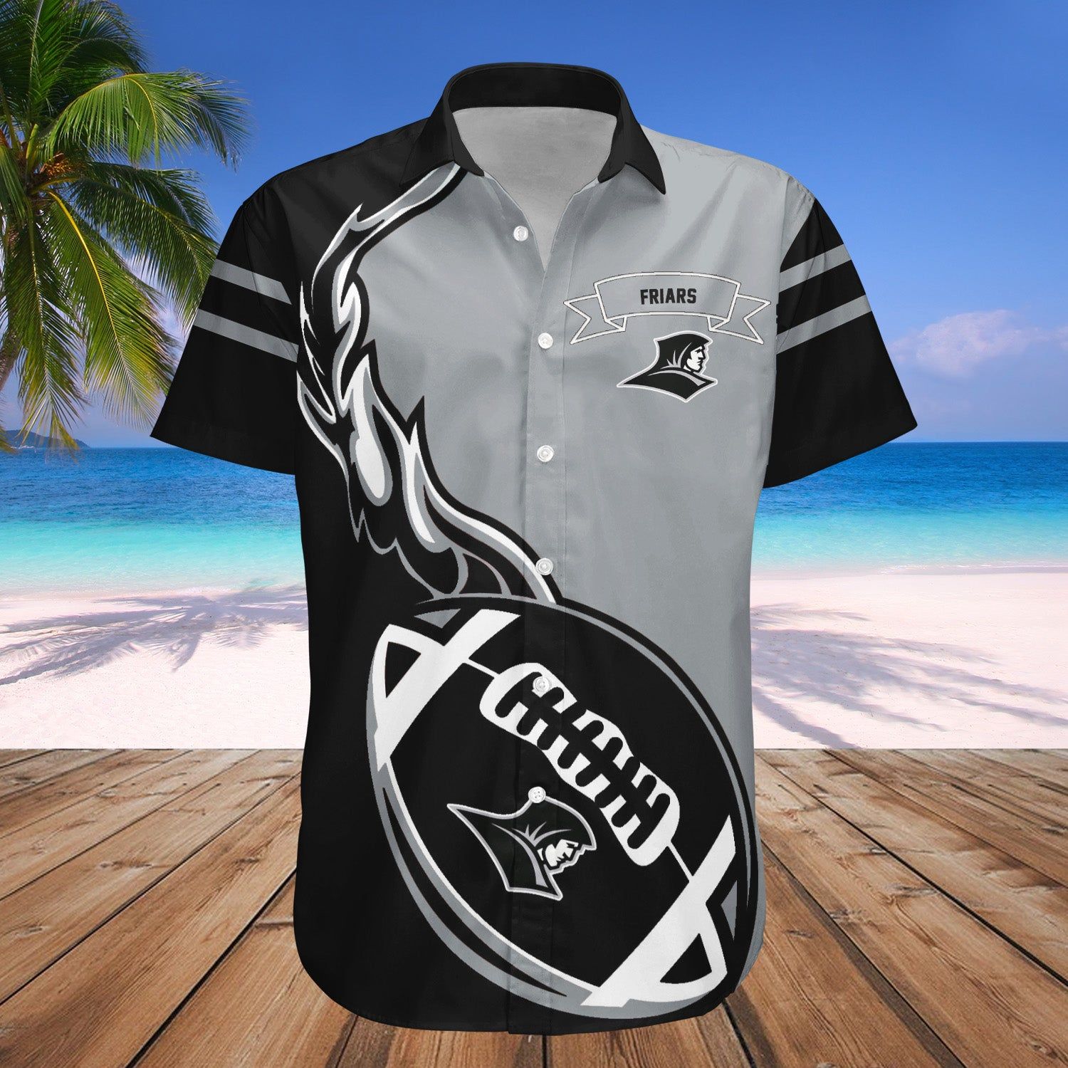 Providence Friars Hawaii Shirt Flame Ball – NCCA