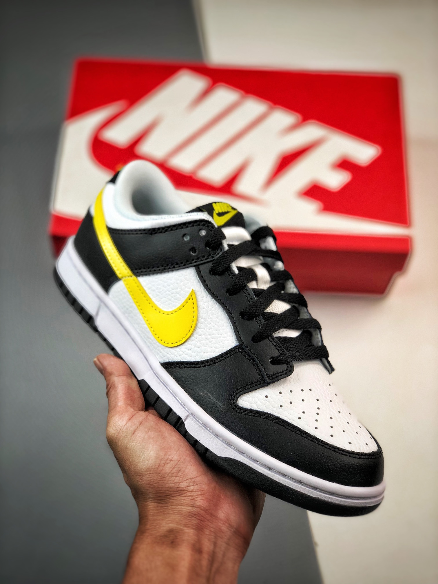 Nike Dunk Low BlackYellowWhite FQ2431-001 5339367