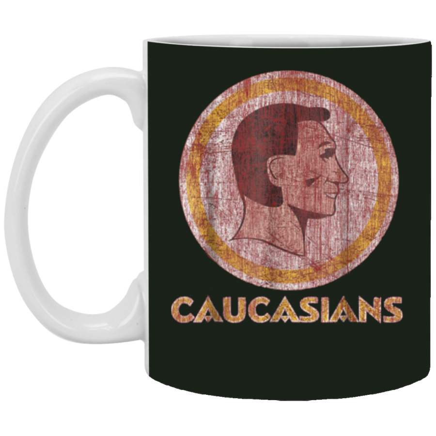 Caucasian Funny Vintage Caucasians Mug Retro