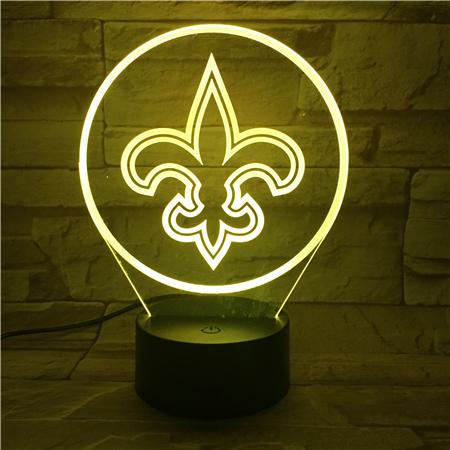 New Orleans Saints 3D Led Lamp