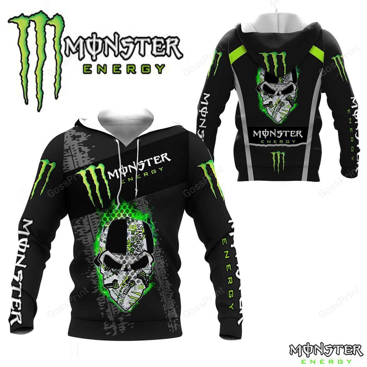 3D ALL OVER MONSTER ENERGY SHIRT VER 5