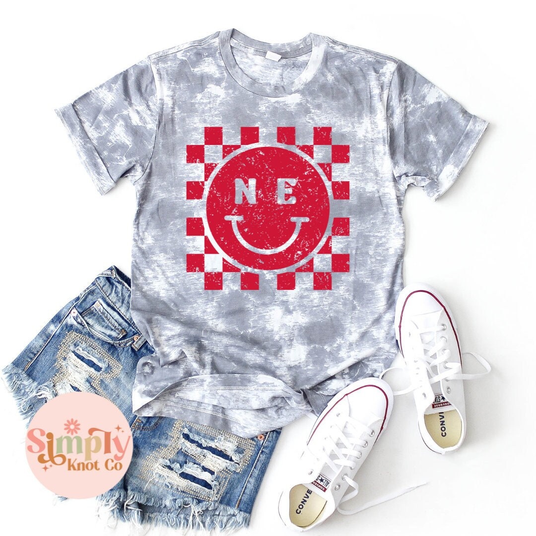 Nebraska Checkered Shirt, Nebraska Shirt for Women, Nebraska Tshirt, Nebraska Pride, Nebraska Gift, Nebraska Crewneck Shirt, Nebraska Tee