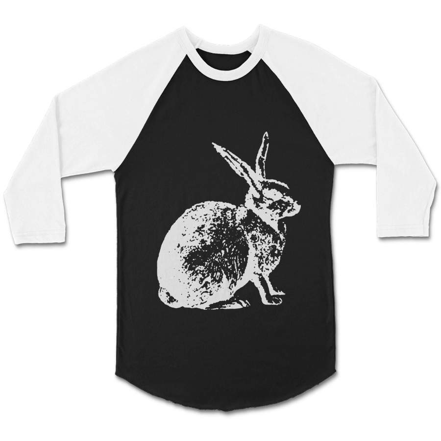 Rabbit Graphic Sister Gift CPY Unisex 3/4 Sleeve Baseball Tee T-Shirt