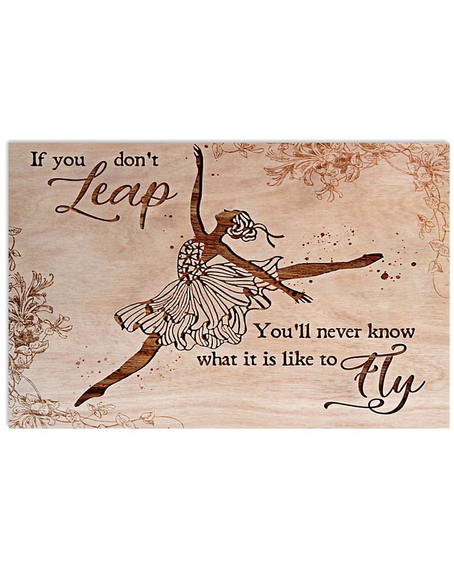 Ballet You’ll Never Know What Is It Like To Fly Horizontal Canvas And Poster | Wall Decor Visual Art