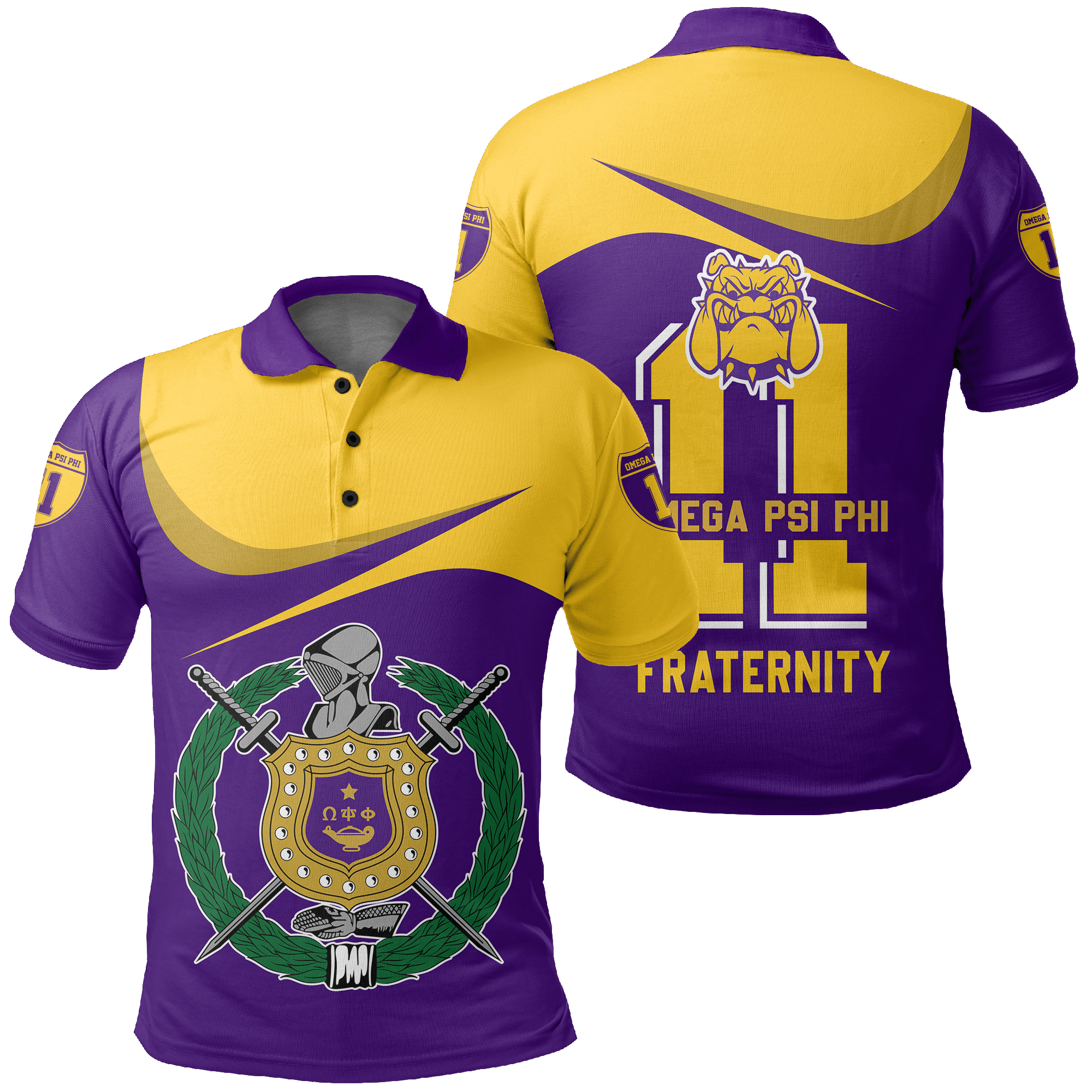 Wonder Print Shoppolo Shirt – Omega Psi Phi Curve Style Polo Shirt Lt10