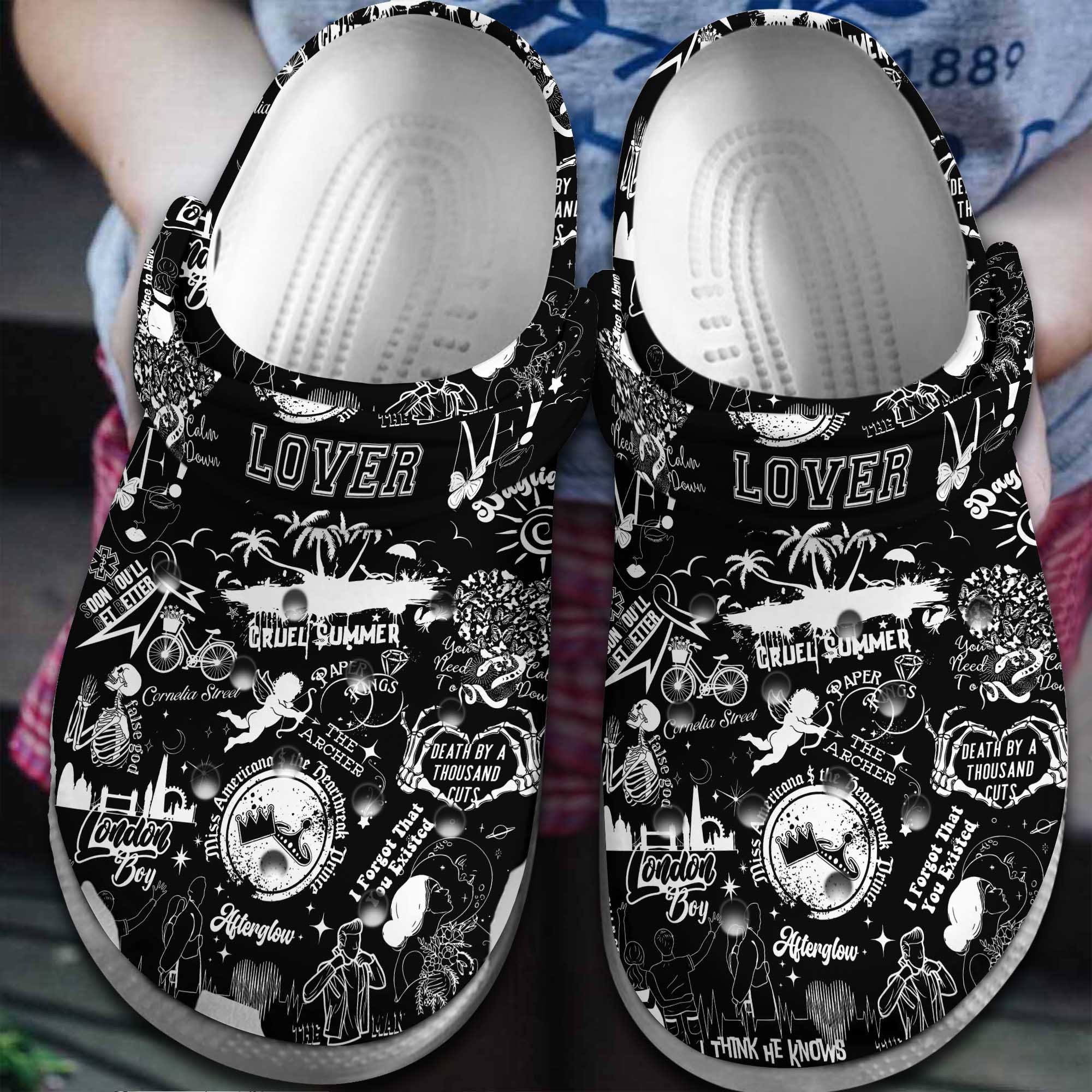 Taylor Swift Music Lover Crocss Crocband Clogs Shoes Comfortable For Men Women And Kids Baiknqzr-2