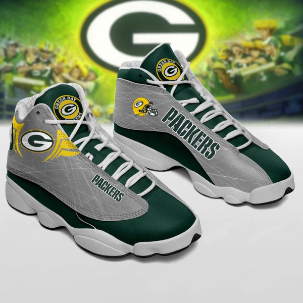 Green Bay Packers Form Air Jordan 13 Sneakers T391