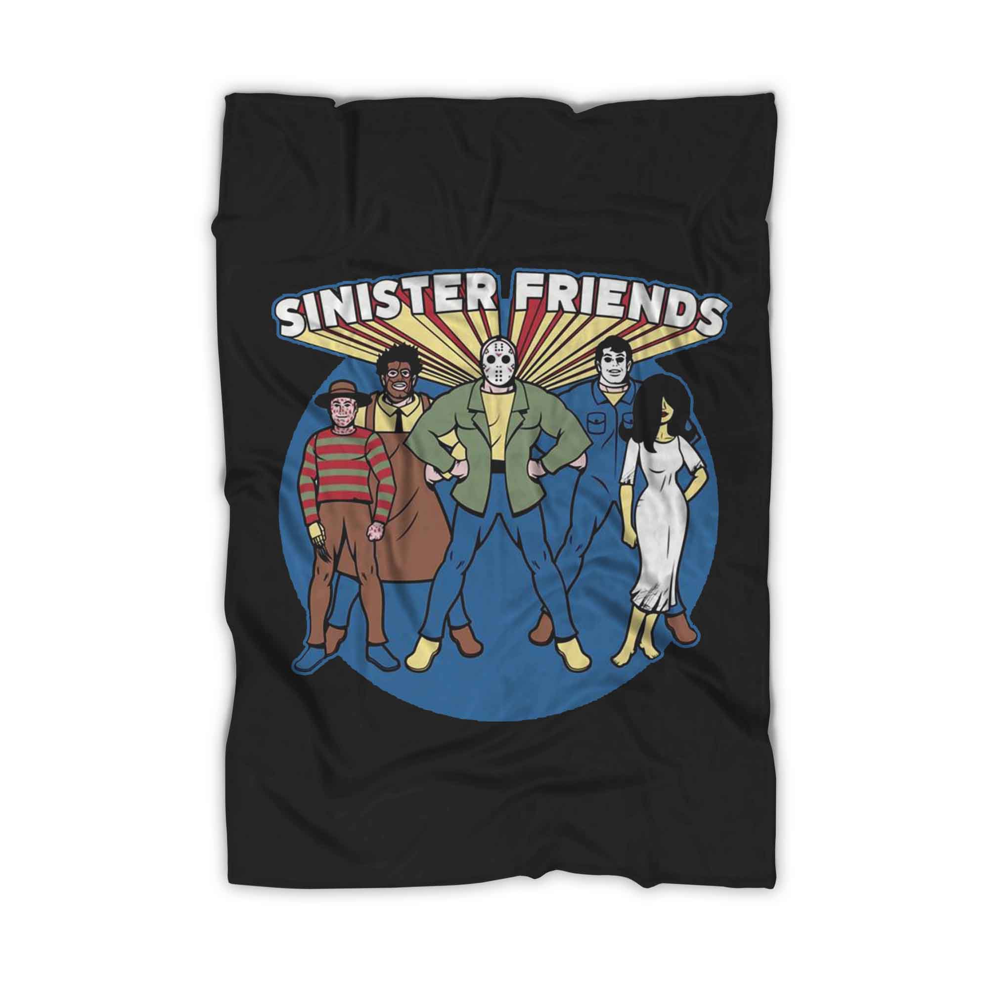 Horror Sinister Friends Halloween Blanket