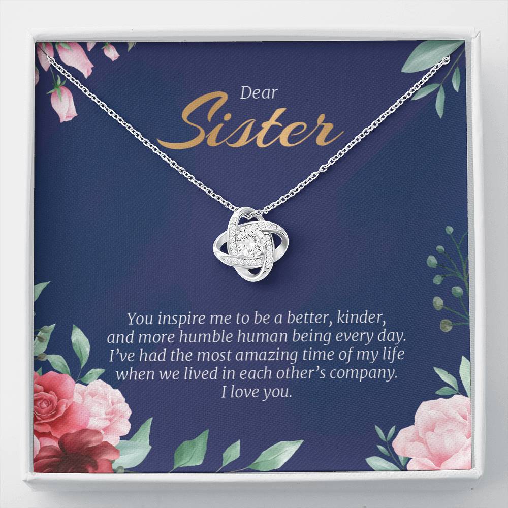 Love Knot Necklace For Sister