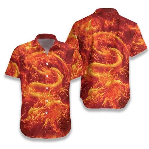 Fire Asian Dragon Hawaii Shirt For Men Women Ha76538