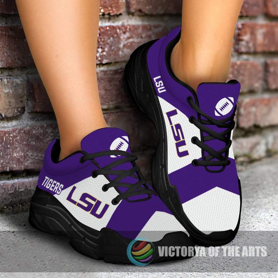 Colorful Logo LSU Tigers Chunky Sneakers