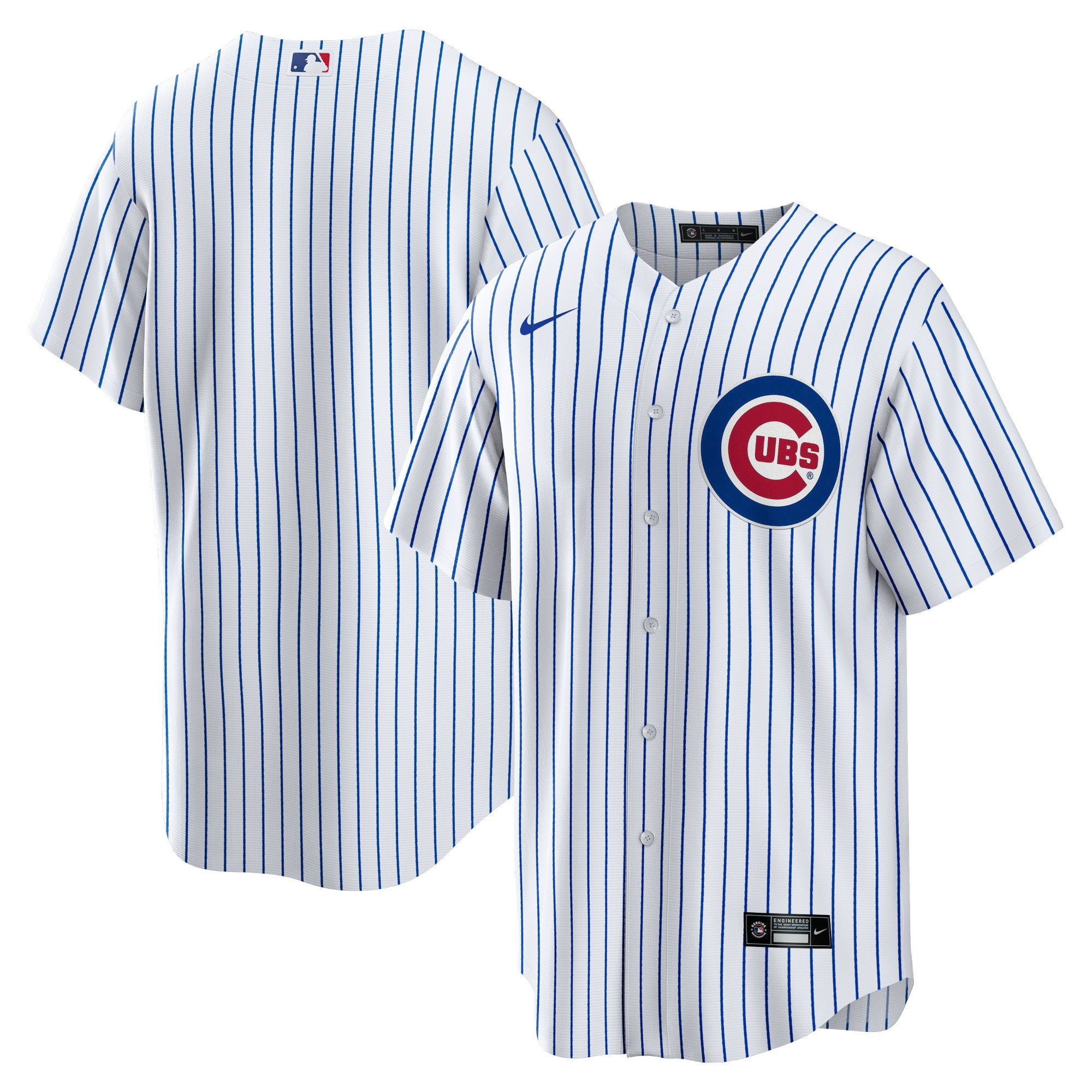 Chicago Cubs Home Blank Replica Jersey – White MLB