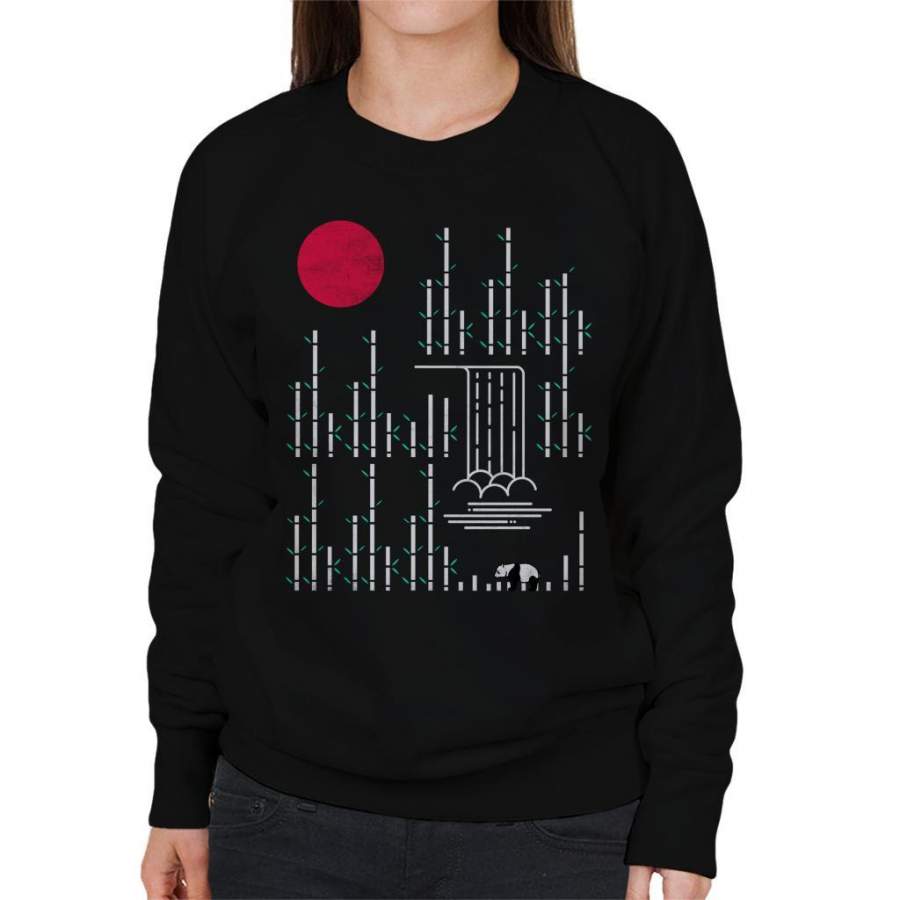 Wild Panda Bamboo Forest Women’s Sweatshirt