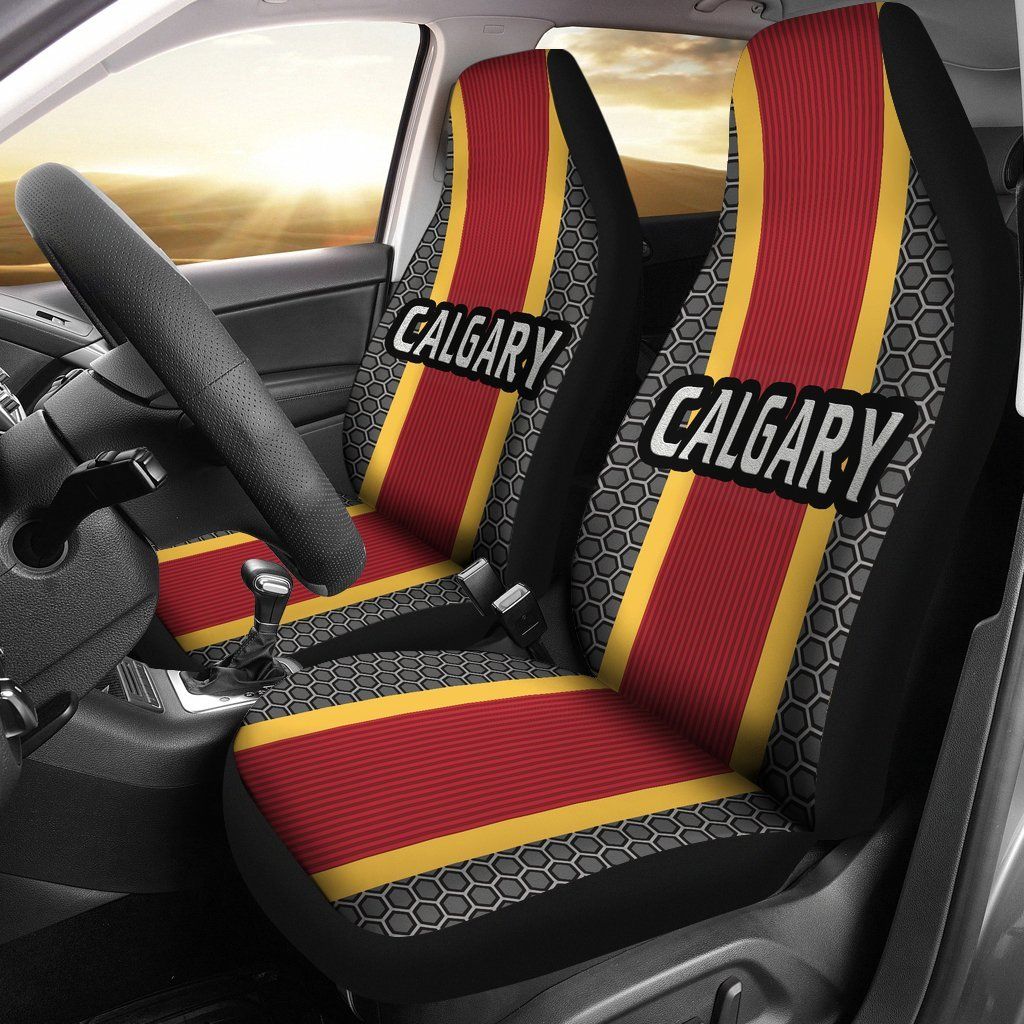 Calgary Flames Inspired Car Seat Covers