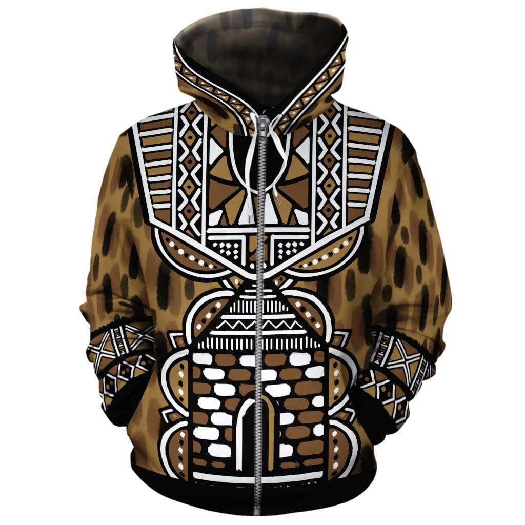 Greek Life Hoodie – Mudcloth Dashiki Zip Hoodie