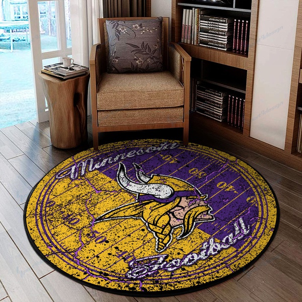 Minnesota Vikings Round Rug 73