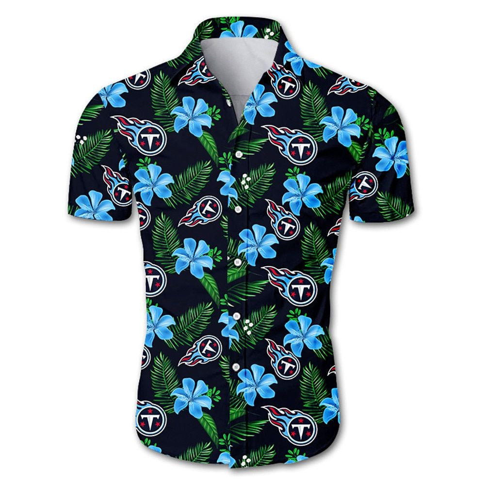 Tennessee Titans Hawaiian Shirt Short Sleeve For Summer