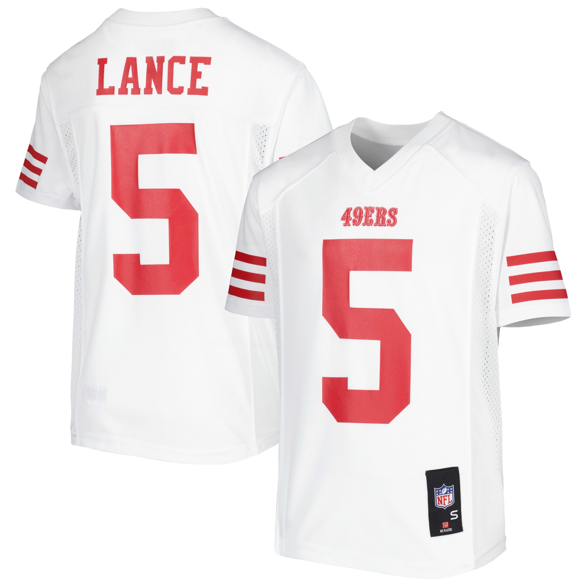 Youth San Francisco 49ers Trey Lance White Team Player Jersey