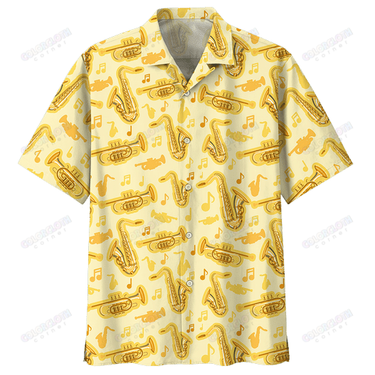 Saxophone Hawaii Shirt Ha73902