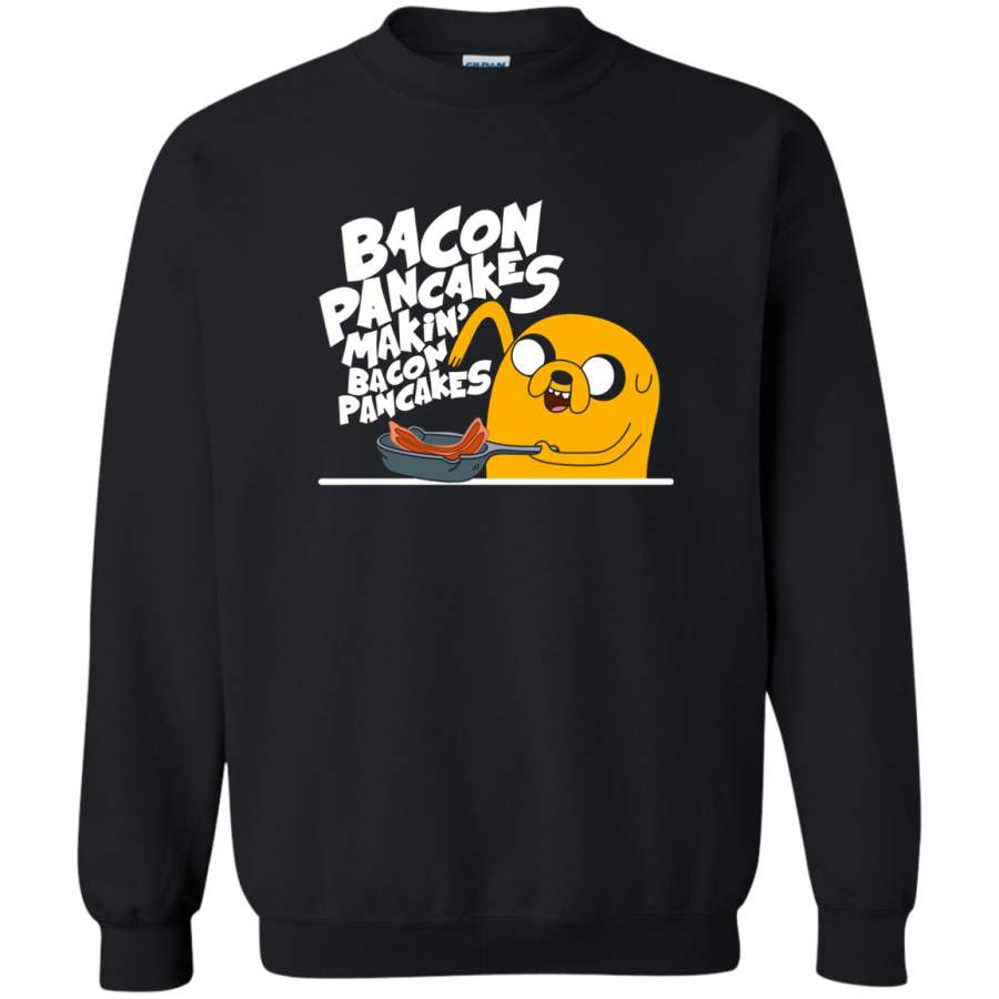 AGR Bacon Pancakes Crewneck Pullover Sweatshirt