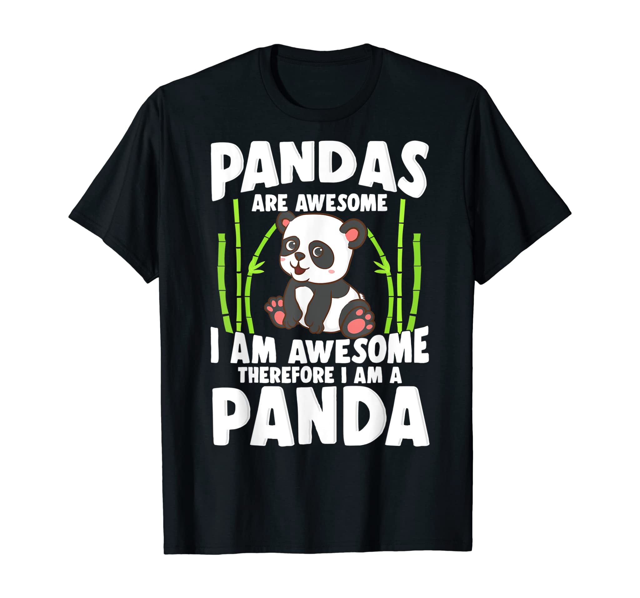 Panda Shirt Cute Panda Tshirt Pandas Are Awesome Panda Bear