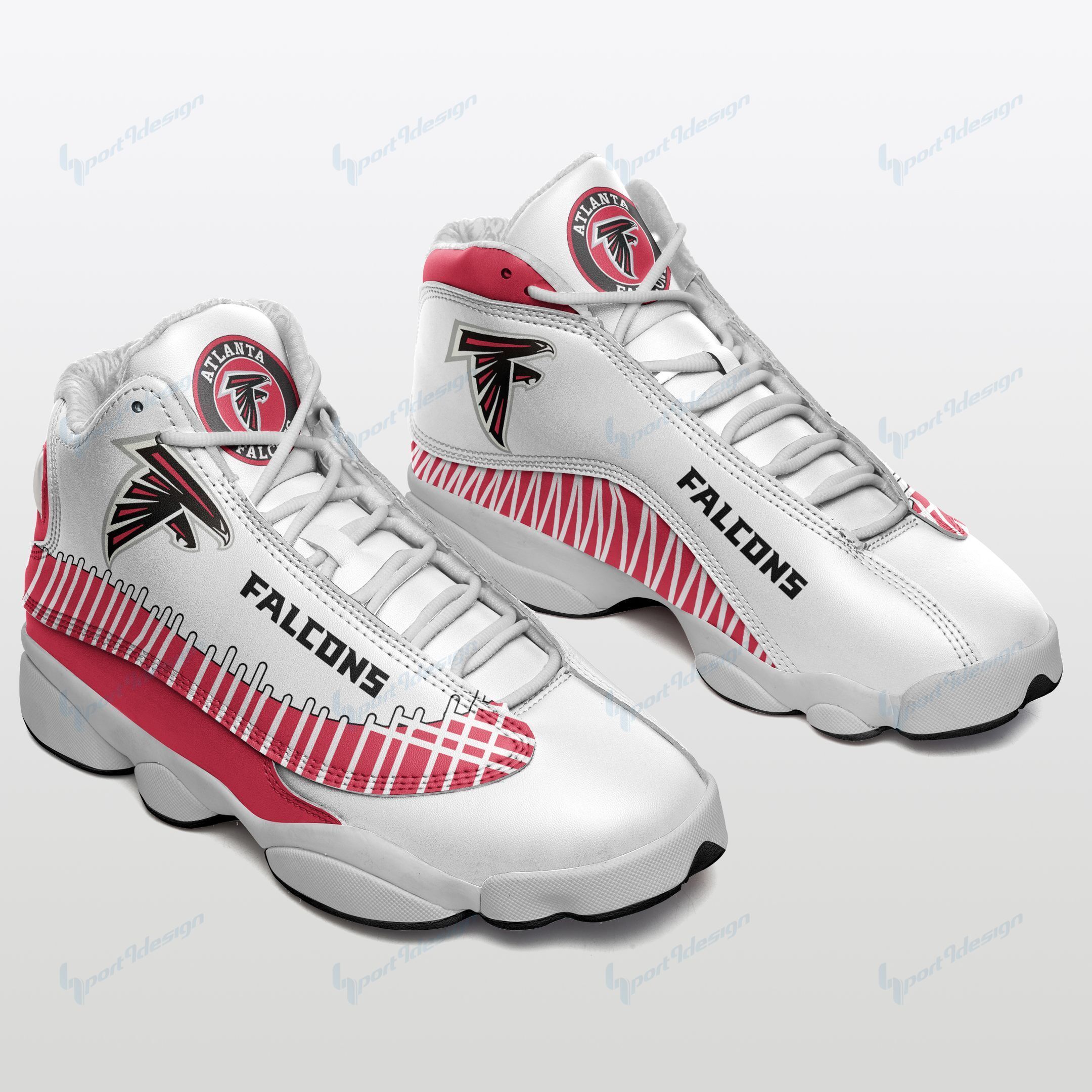 Atlanta Falcons Air JD13 Sneakers 483