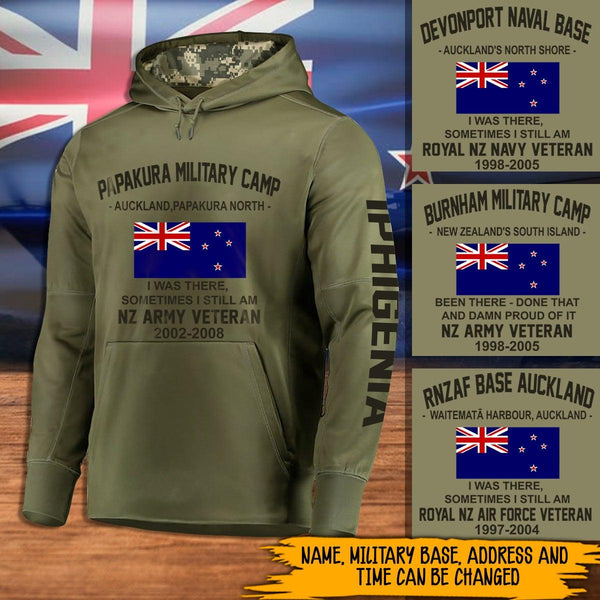 New Zealand Custom Hoodie Served In Military Base Personalized Gift