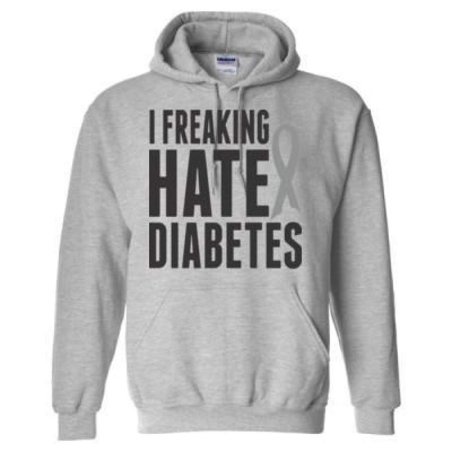 AGR I Freaking Hate Diabetes – Heavy Blend™ Hooded Sweatshirt